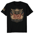 Pretty 250th Anniversary Flag Graphic T-Shirt