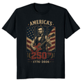 Lincoln Playing Guitar Graphic T-Shirt