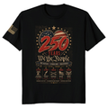 Pretty 250 Anniversary Flag Patriotic Graphic T-Shirt
