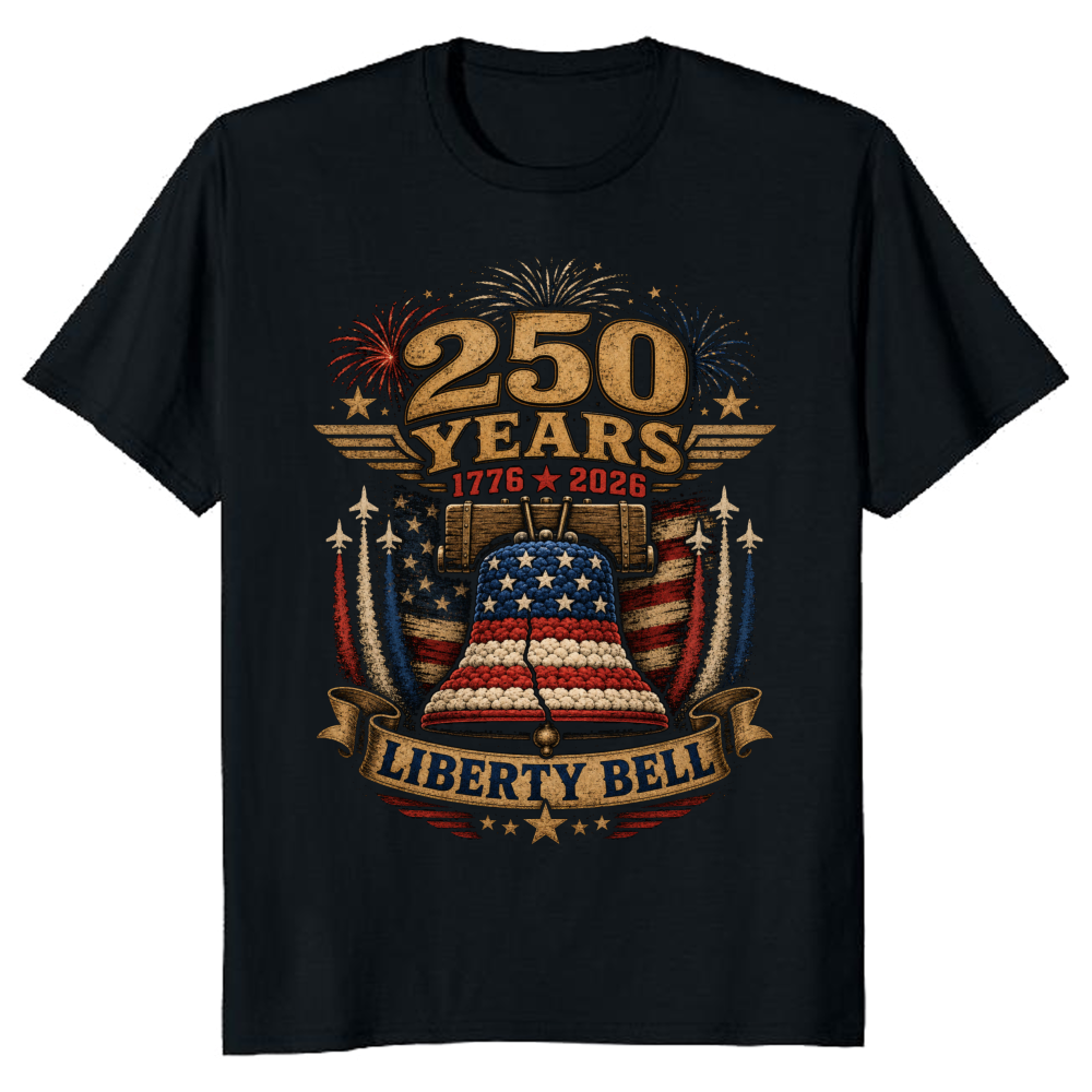 Patriotic Basic Graphic T-Shirt
