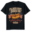 Patriotic Hot Dog 4th of July USA 250 Anniversary BBQ Independence Day Summer Cookout Funny Cute Kids Toddler Boys Girls T-Shirt