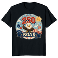 Cartoon Cute Eagle Graphic T-Shirt