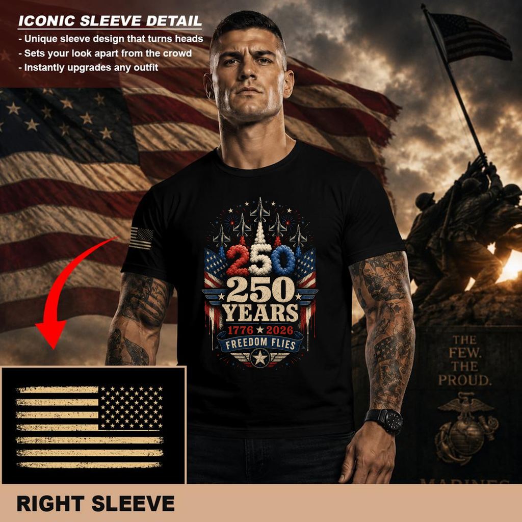 Basic Patriotic American Pride Graphic T-Shirt
