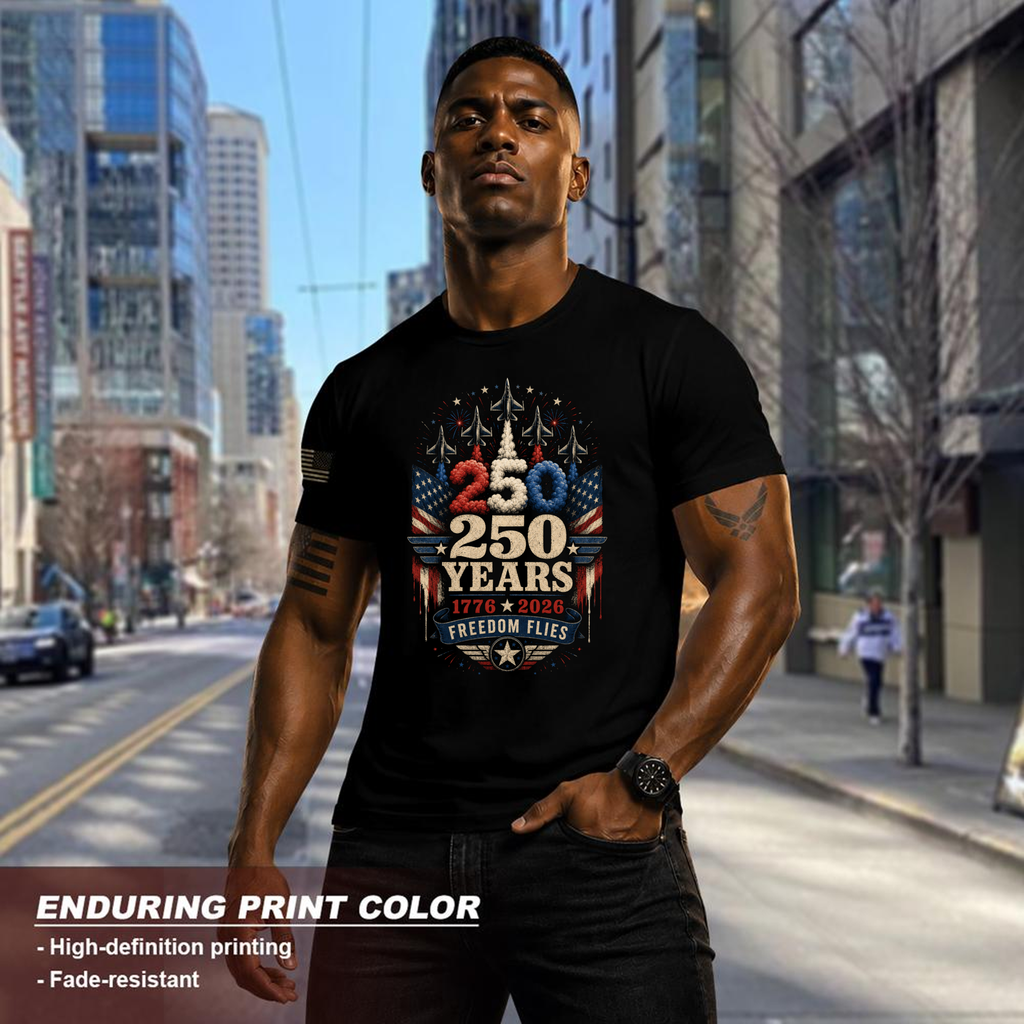 Basic Patriotic American Pride Graphic T-Shirt
