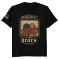 250 Anniversary Pretty Flag Patriotic Graphic T-Shirt