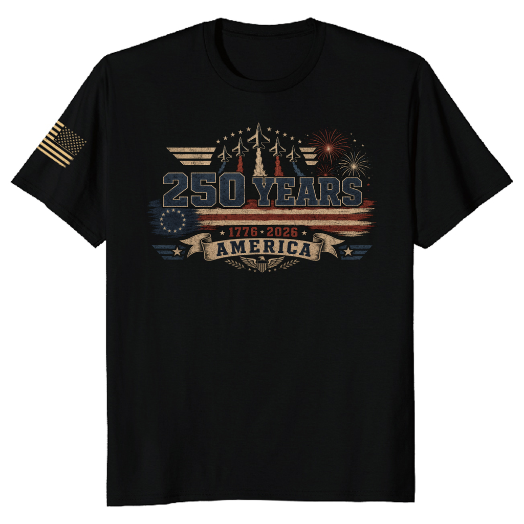 Patriotic Basic American Pride Graphic T-Shirt