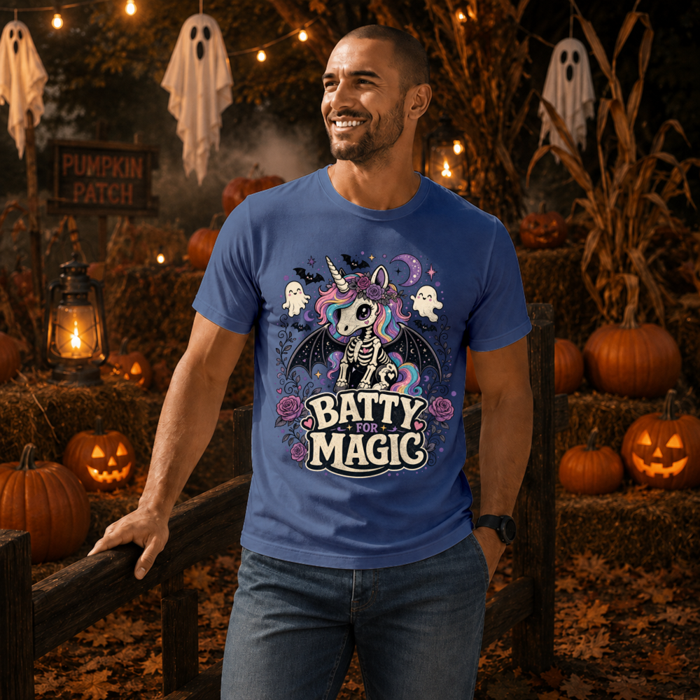 Batty for Magic Bat-Wing Unicorn T-Shirt