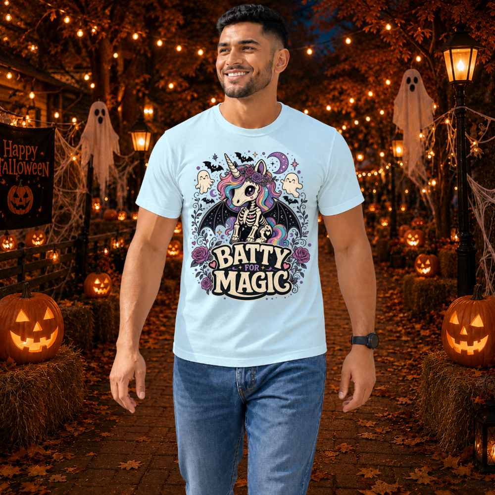 Batty for Magic Bat-Wing Unicorn T-Shirt