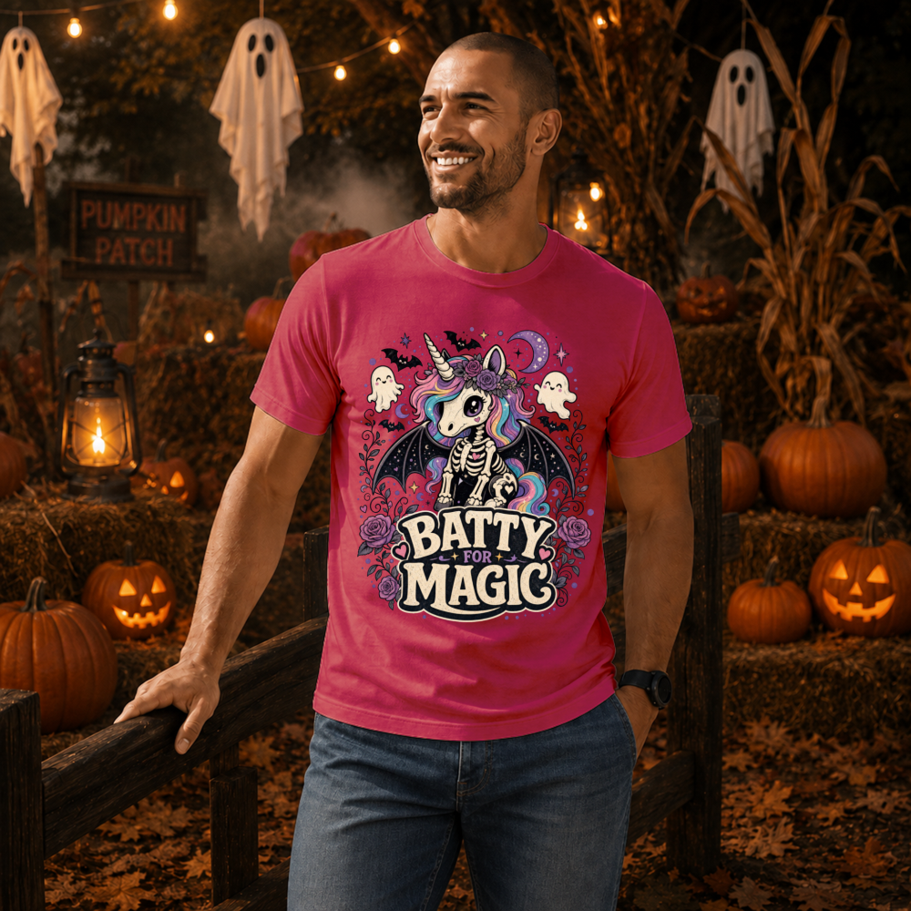 Batty for Magic Bat-Wing Unicorn T-Shirt