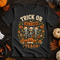 Trick Or Teach Retro Skeleton T-Shirt