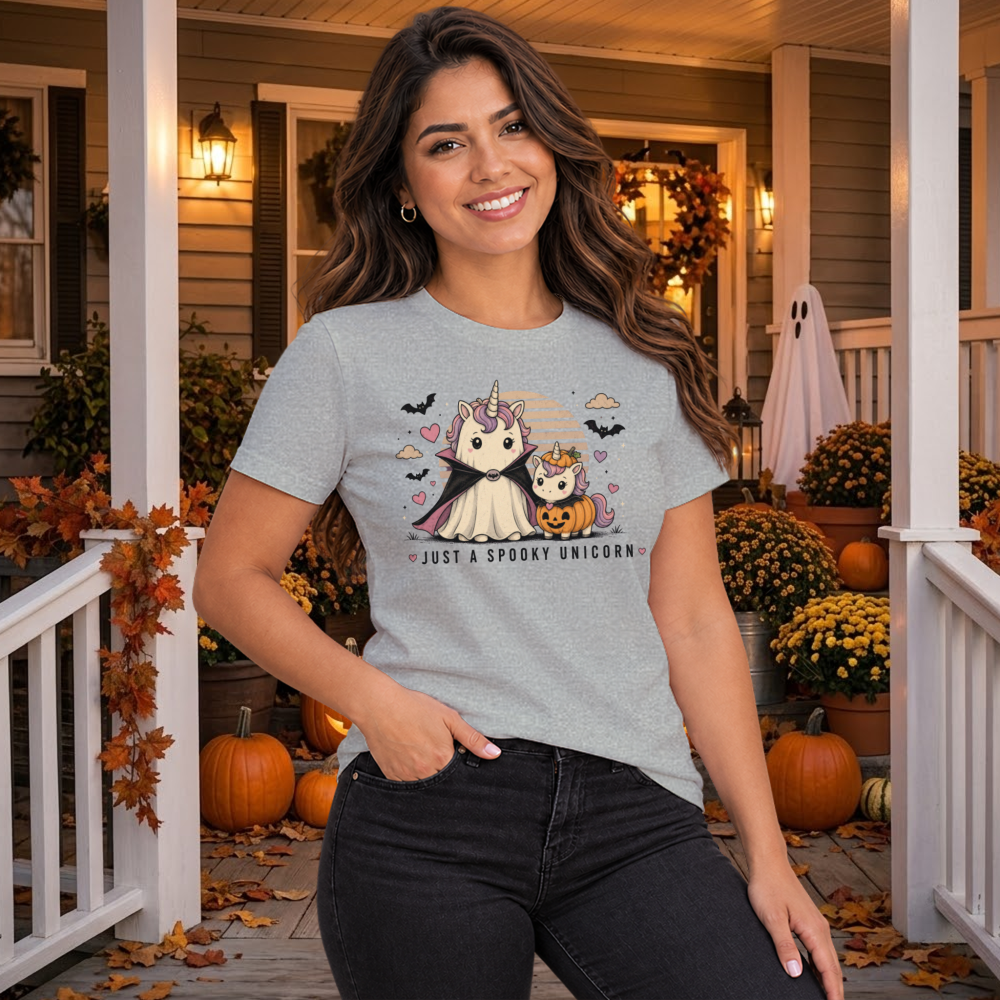 Just a Spooky Unicorn Ghost T-Shirt