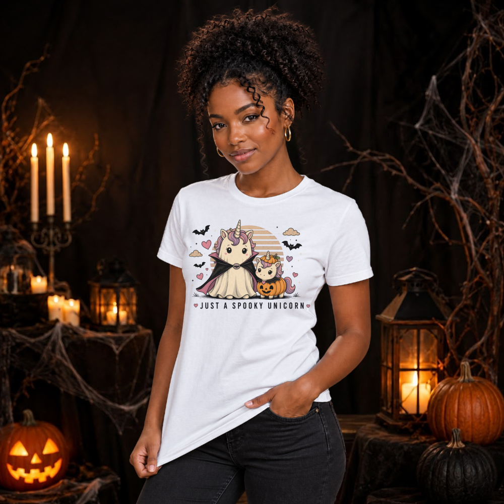 Just a Spooky Unicorn Ghost T-Shirt