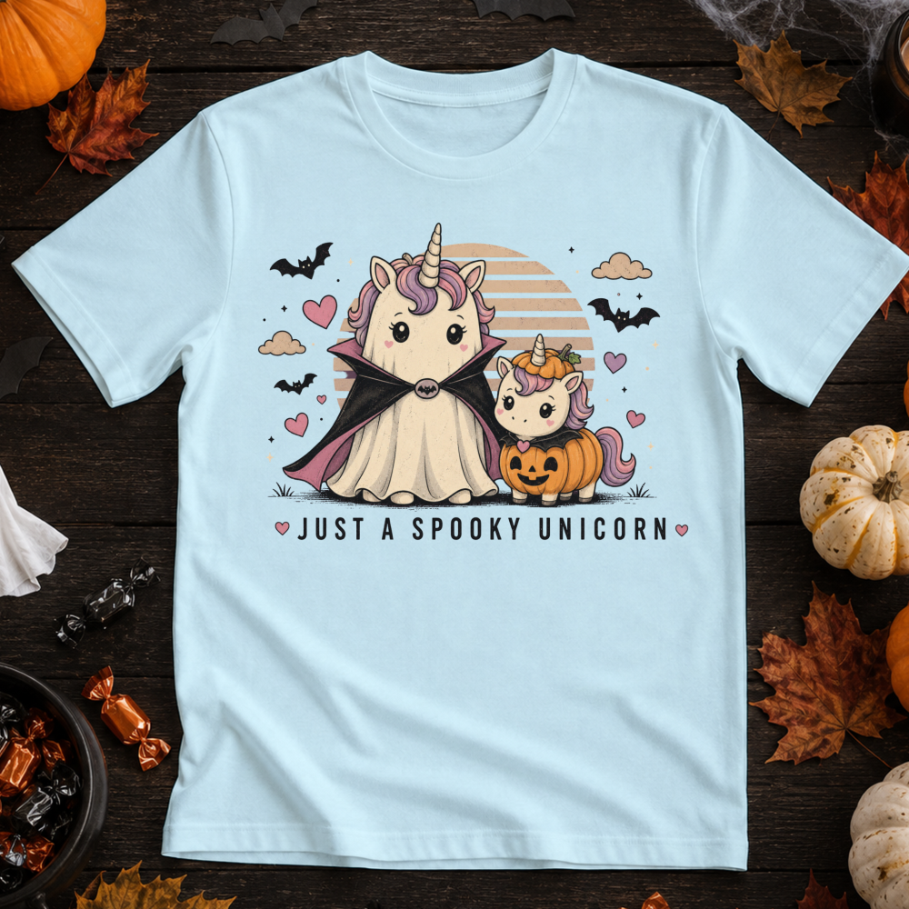 Just a Spooky Unicorn Ghost T-Shirt