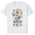 Art Teacher Crew Typography T-Shirt