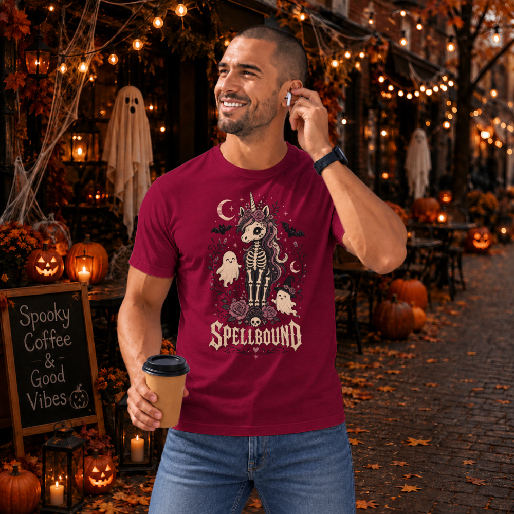 Spellbound Skeleton Unicorn T-Shirt