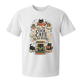 Cool Cats Read Books Kawaii Cat T-Shirt