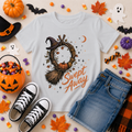 Swept Away Broom Wreath Youth T-Shirt