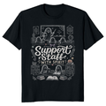 Support Staff With Spirit Ghost T-Shirt