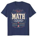 Math Teacher Era Doodle Typography T-Shirt