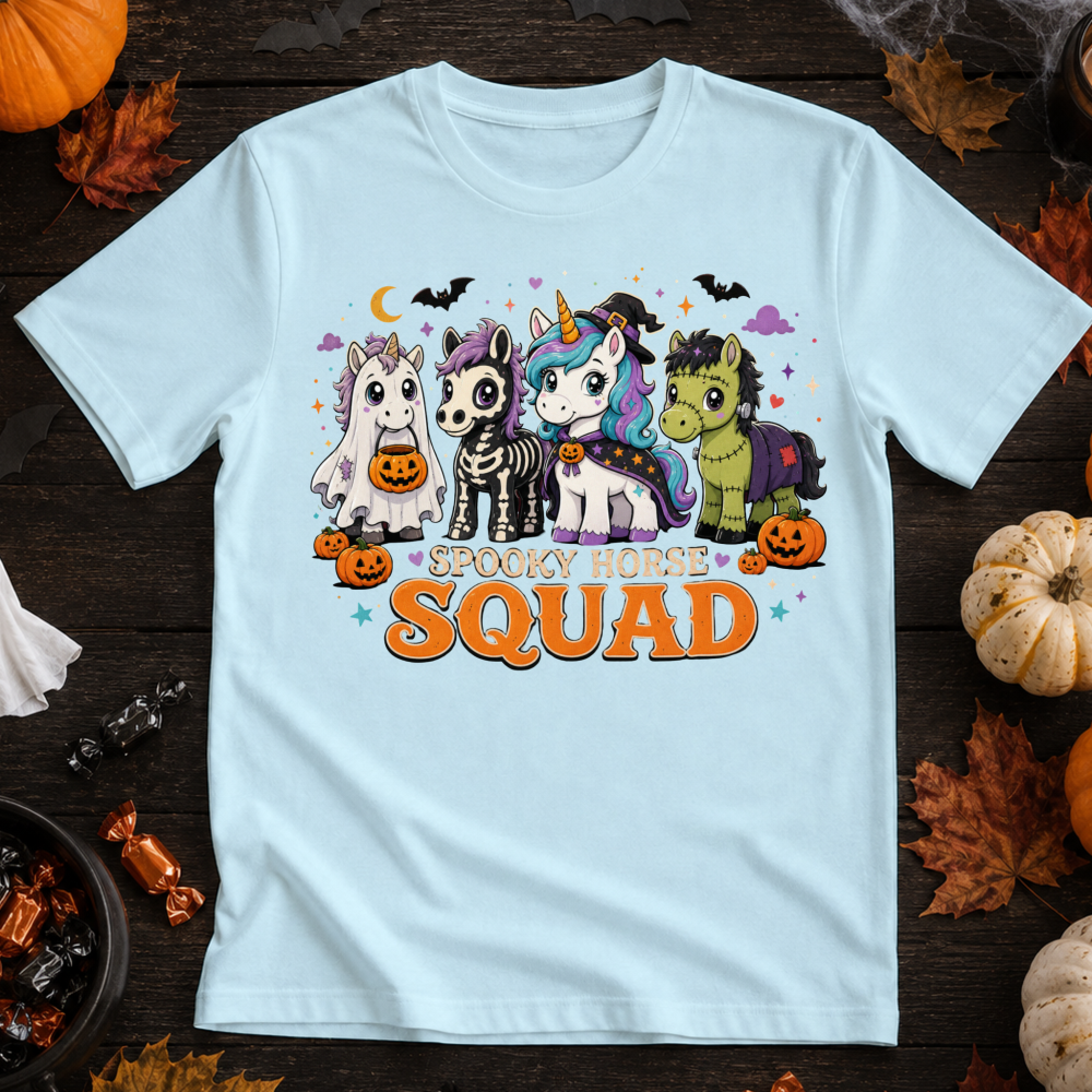 Spooky Horse Squad Kawaii Unicorn T-Shirt