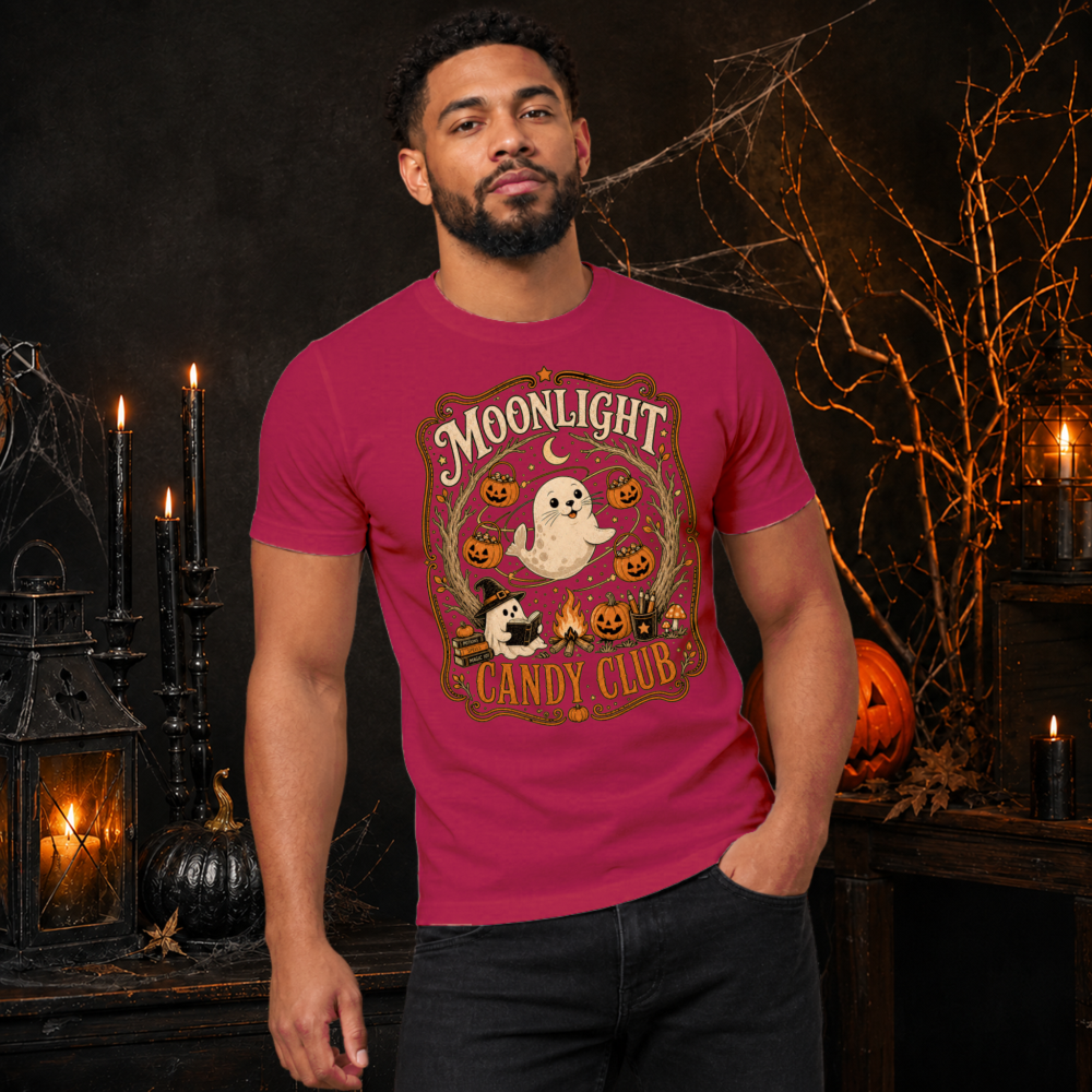 Moonlight Candy Club Pumpkin Ghost T-Shirt