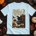 Pages Pumpkins Potions Library Cat T-Shirt