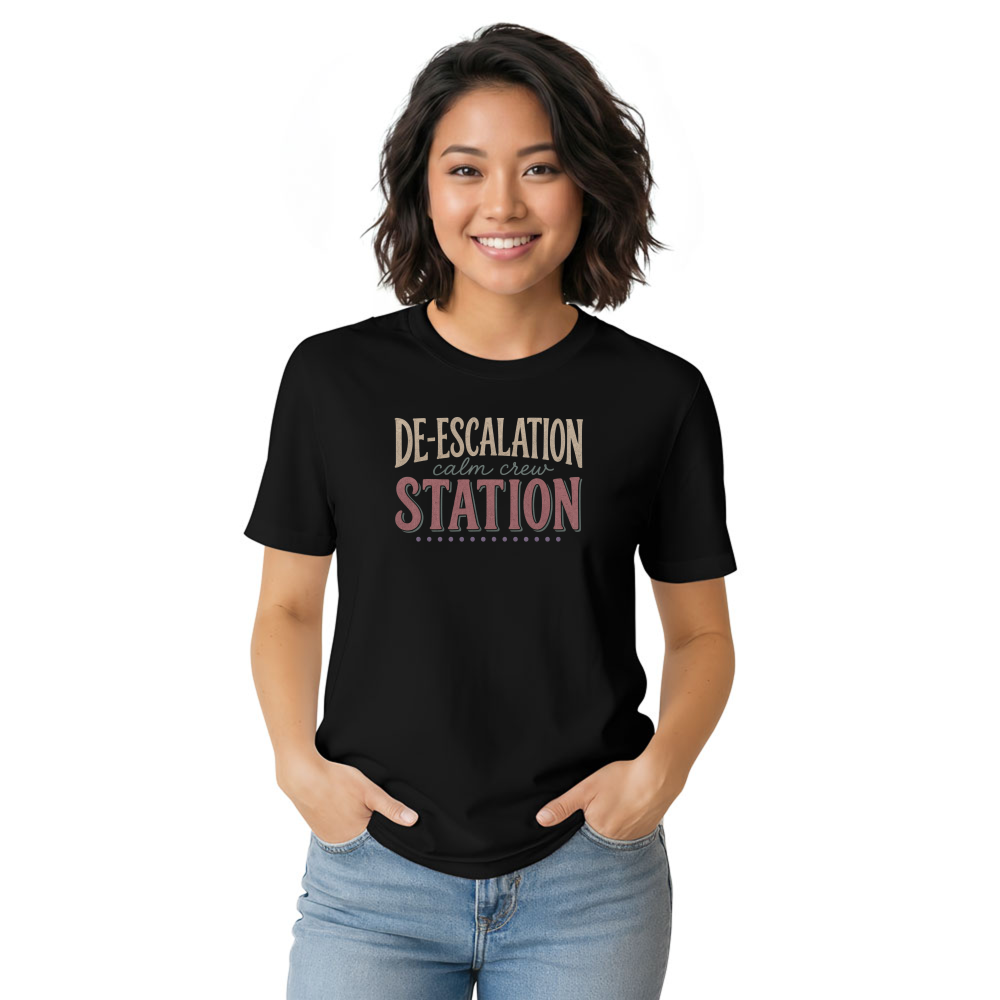 De-Escalation Calm Crew Station Vintage T-Shirt