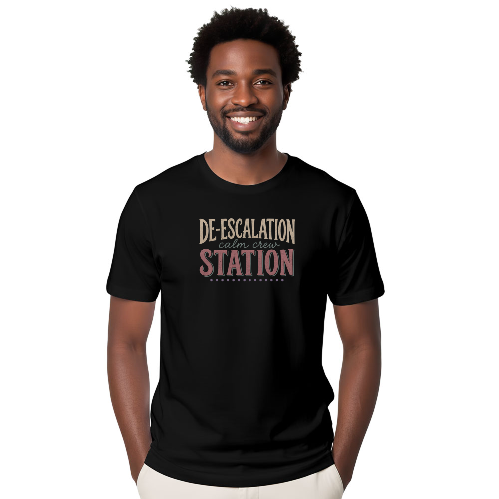 De-Escalation Calm Crew Station Vintage T-Shirt