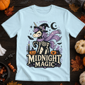 Happy Midnight Magic Skeleton Unicorn T-Shirt
