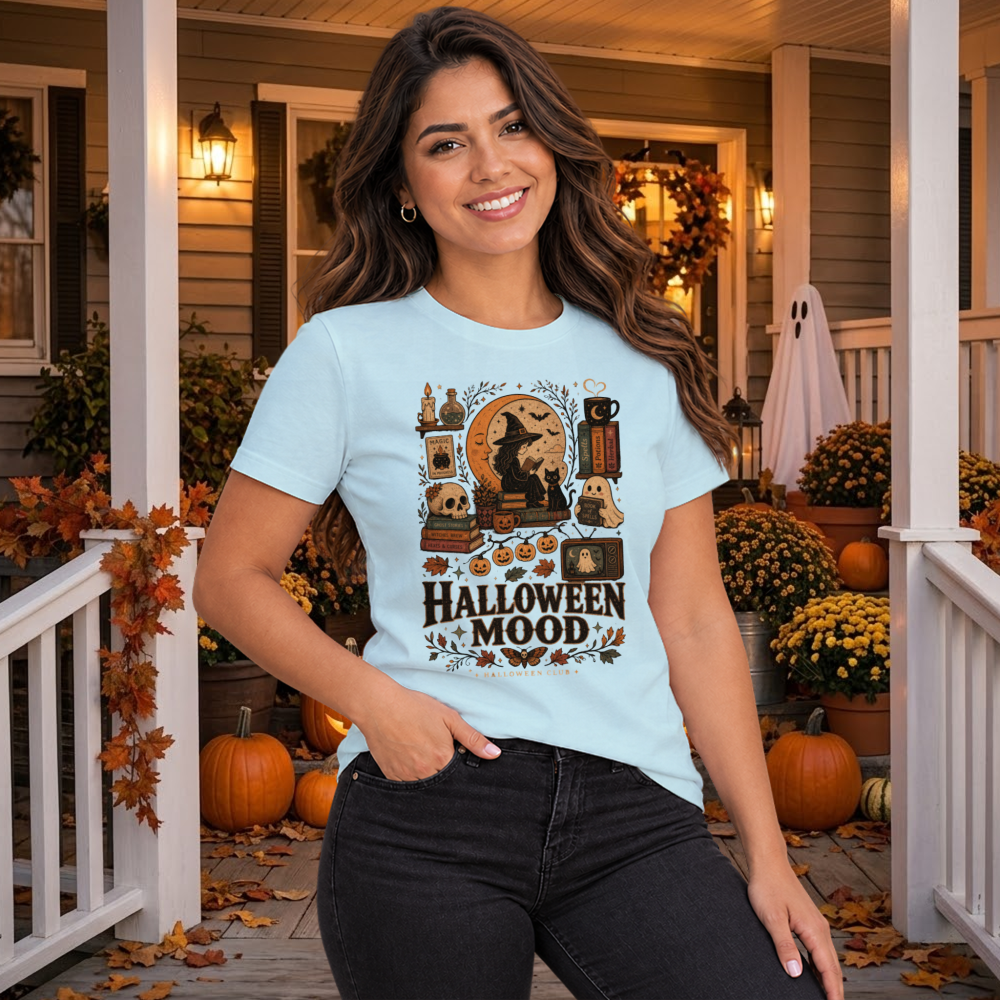 Halloween Mood Vintage Witch T-Shirt