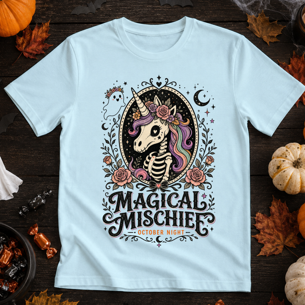 Magical Mischief Unicorn Skull T-Shirt