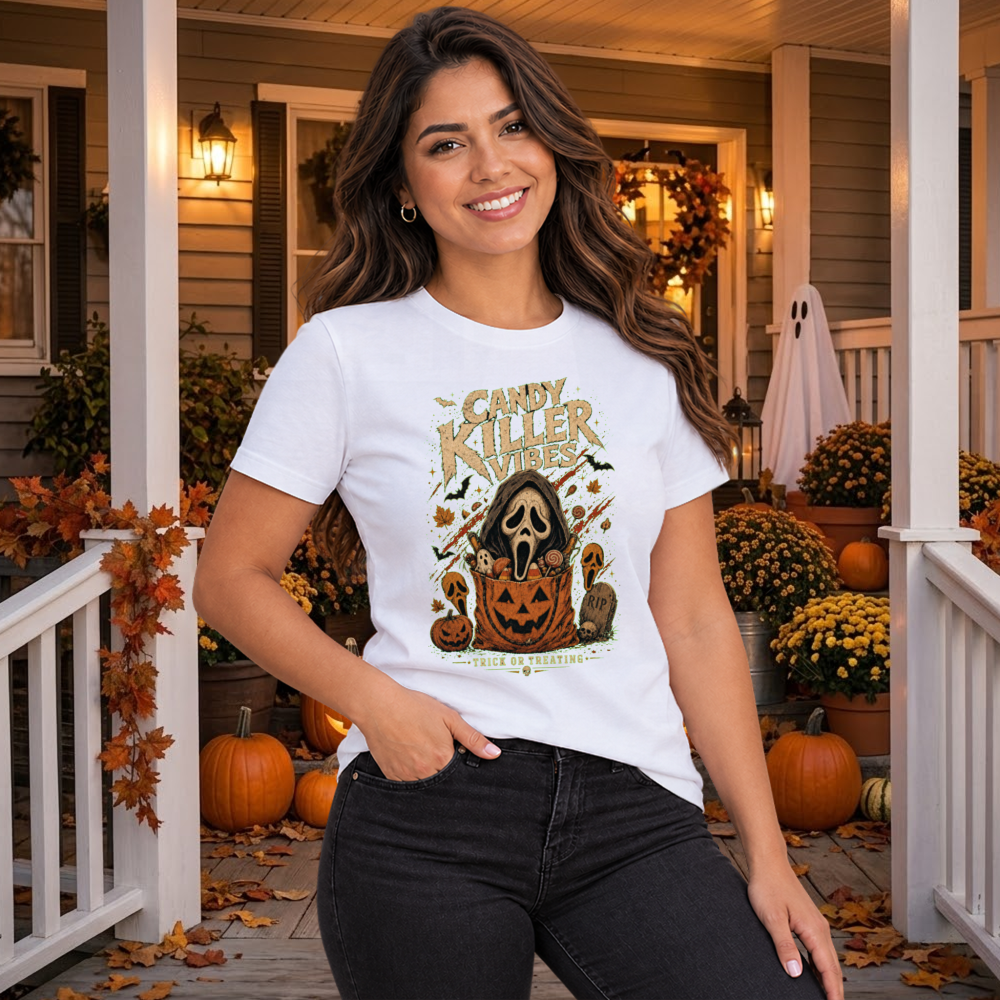 Vintage Halloween Candy Bag T-Shirt