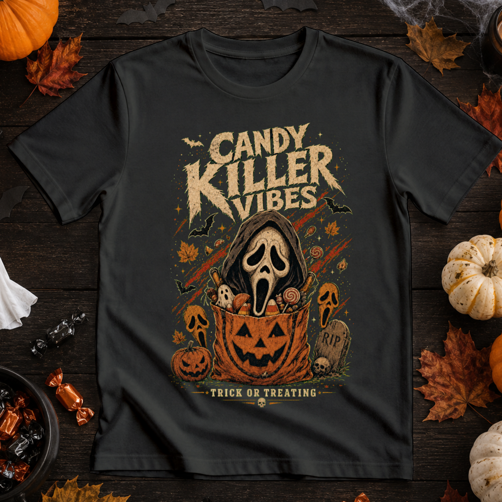 Vintage Halloween Candy Bag T-Shirt