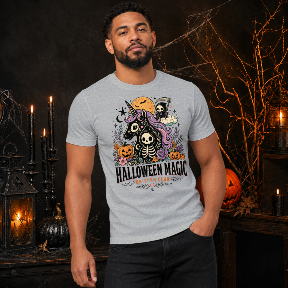 Halloween Magic Witchy Unicorn T-Shirt