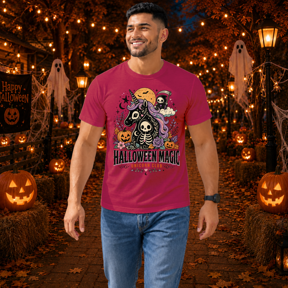 Halloween Magic Witchy Unicorn T-Shirt