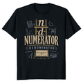 Math Teacher Era Typography T-Shirt
