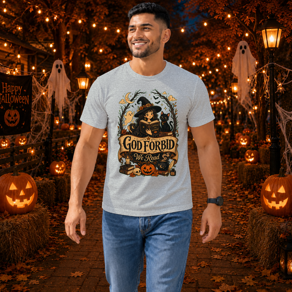 God Forbid We Read Vintage Witch Books T-Shirt