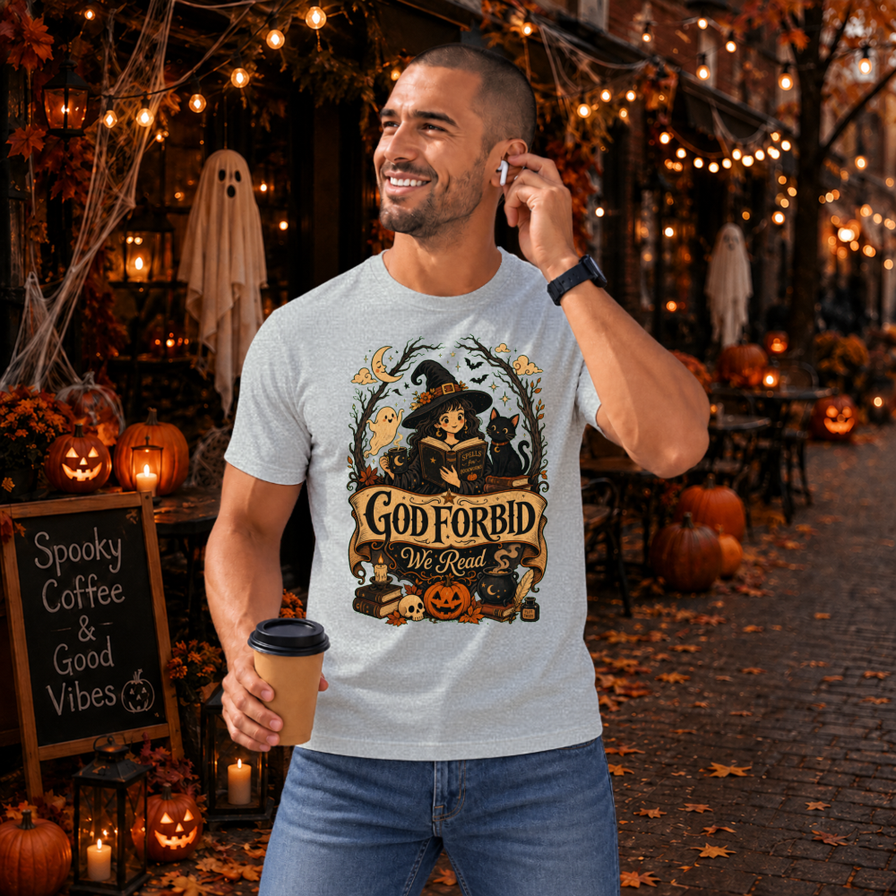 God Forbid We Read Vintage Witch Books T-Shirt