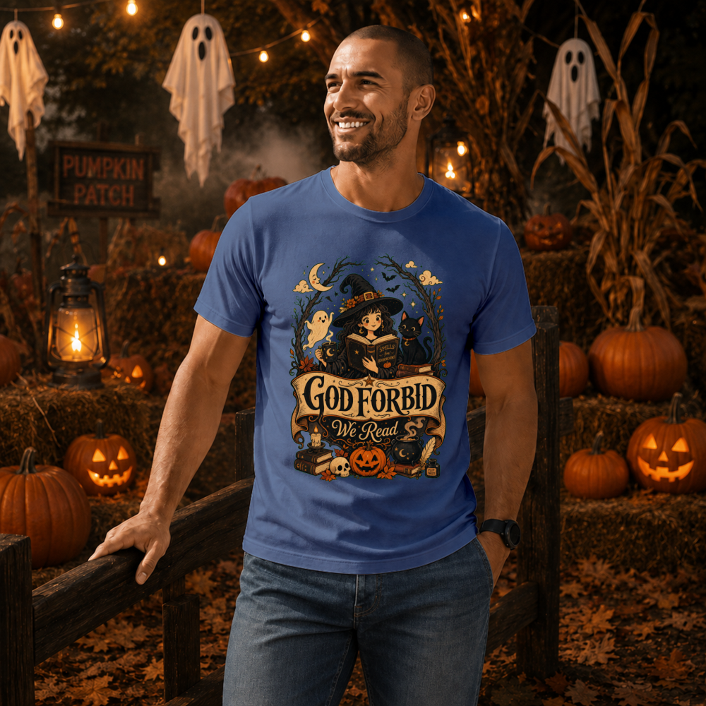 God Forbid We Read Vintage Witch Books T-Shirt