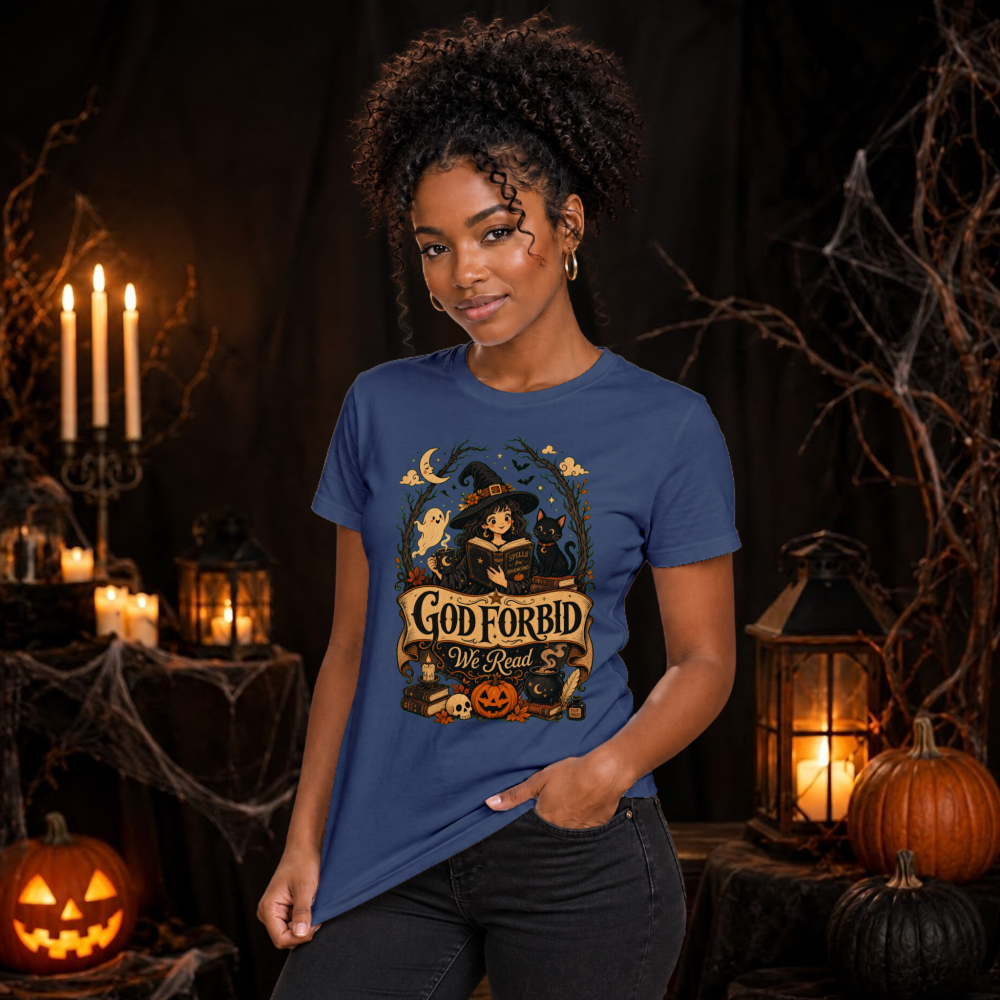 God Forbid We Read Vintage Witch Books T-Shirt