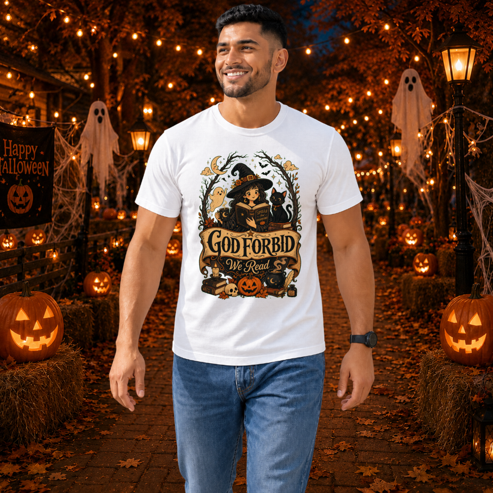 God Forbid We Read Vintage Witch Books T-Shirt