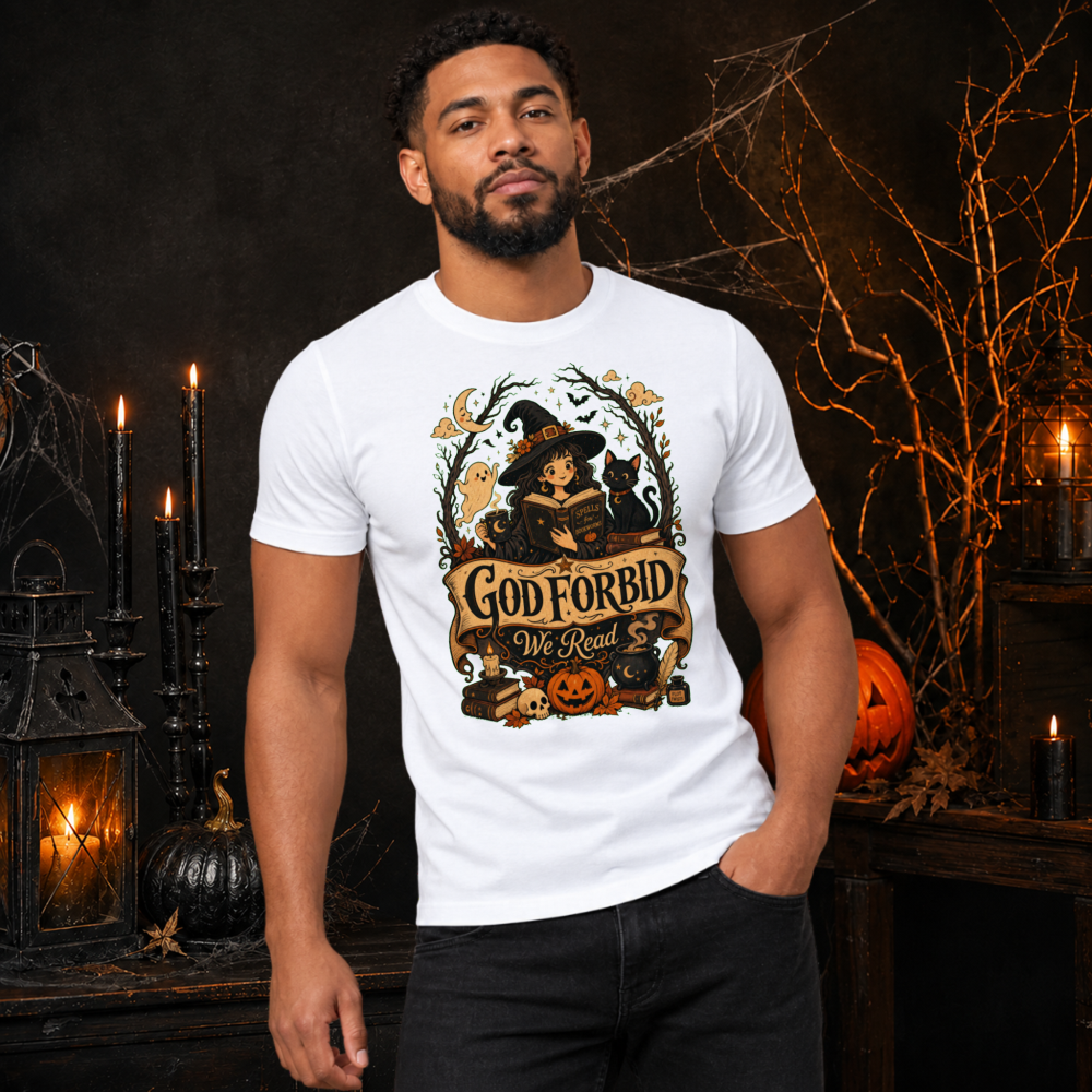 God Forbid We Read Vintage Witch Books T-Shirt
