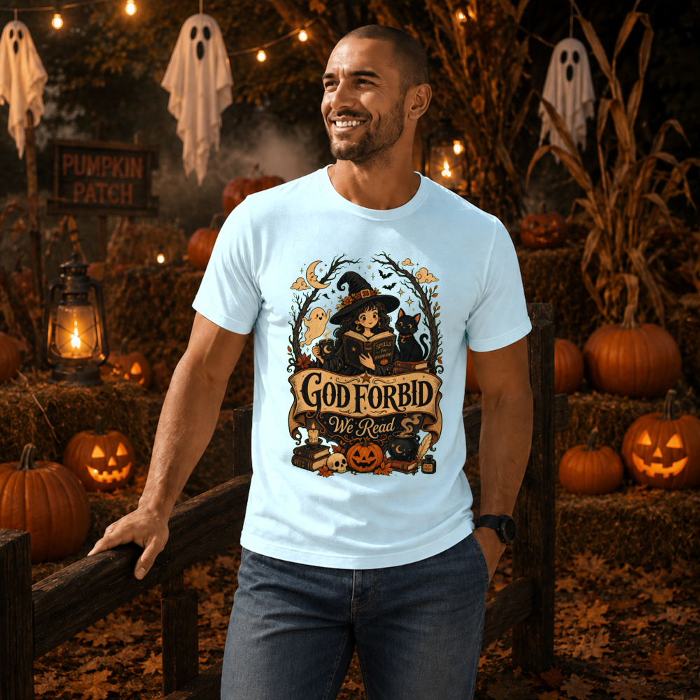 God Forbid We Read Vintage Witch Books T-Shirt