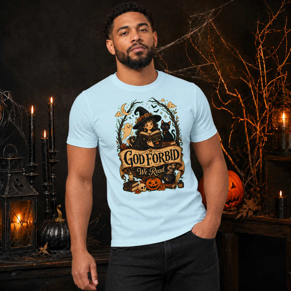 God Forbid We Read Vintage Witch Books T-Shirt