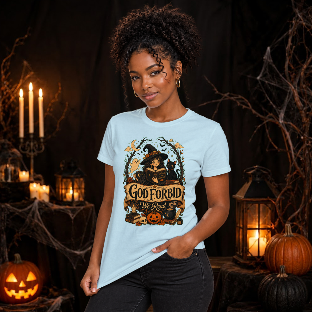 God Forbid We Read Vintage Witch Books T-Shirt
