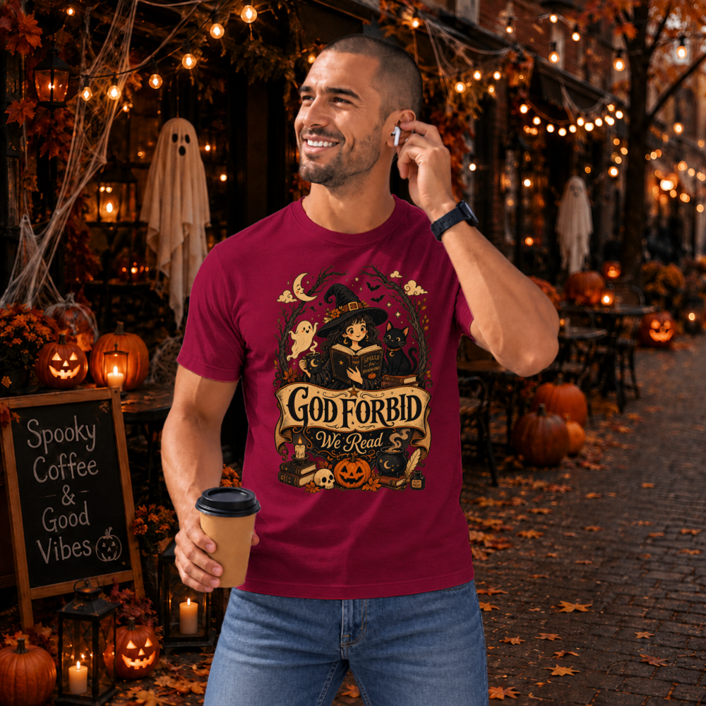 God Forbid We Read Vintage Witch Books T-Shirt