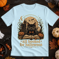 All Booked for Halloween Vintage Cat T-Shirt