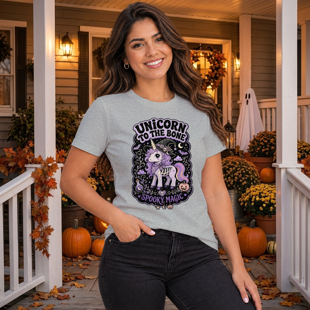 Unicorn to the Bone Witch Unicorn T-Shirt