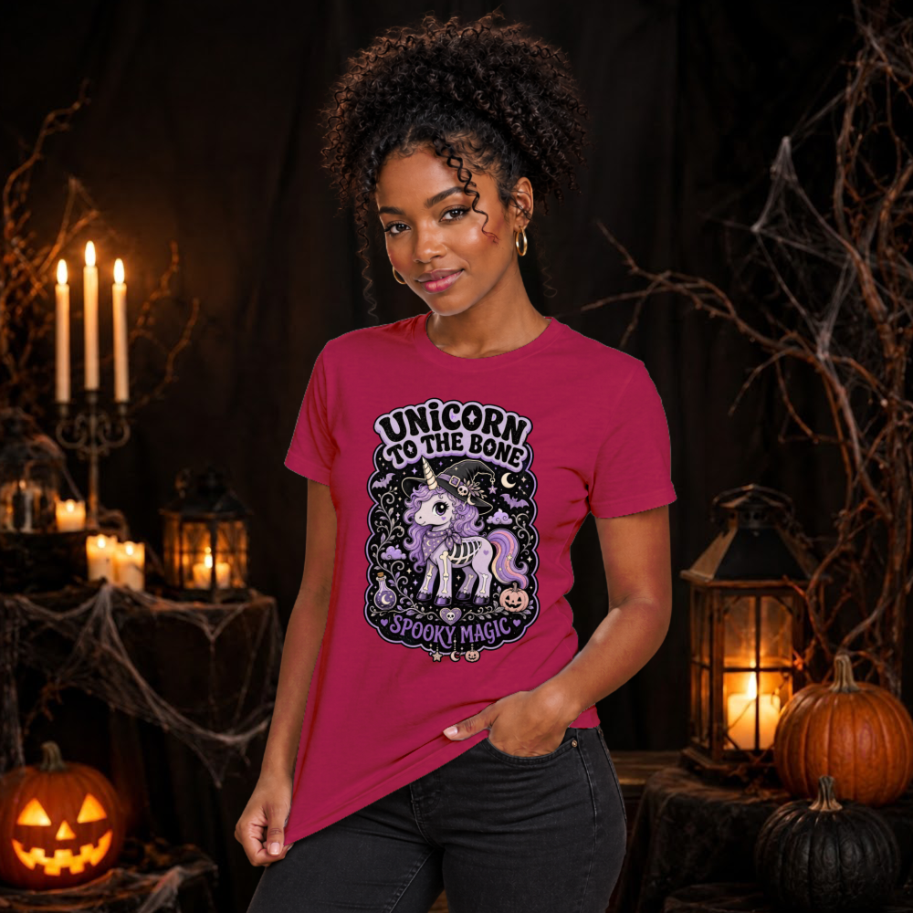 Unicorn to the Bone Witch Unicorn T-Shirt