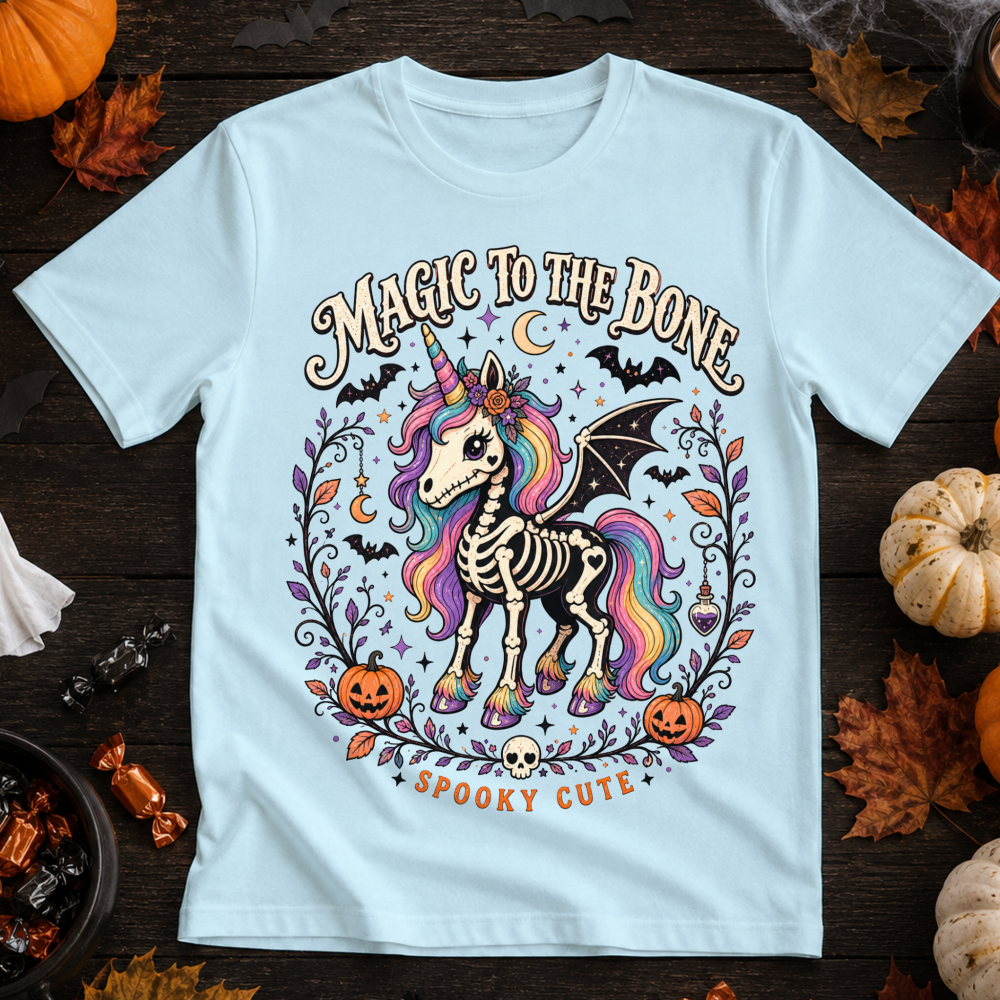 Magic To The Bone Skeleton Unicorn T-Shirt